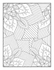 Mandala Coloring Pages, Pattern Coloring Page, Adult Coloring Page.