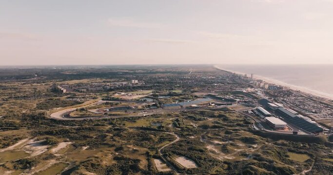 zandvoort drone view