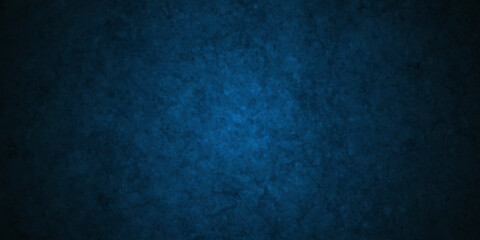 Dark black and blue stone concrete grunge wall texture and backdrop background anthracite panorama. Panorama dark black or blue slate background or texture.	
