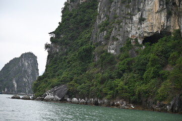 Ha Long, Vietnam - November 26, 2022: The Ha Long Bay