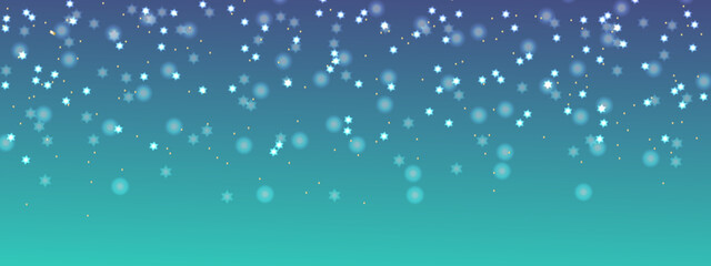 Colorful decorative celebration background. Holiday concept and celebration background for New Year, Wedding, Birthday and many more. Bokeh lights background. Winter snow falling background. 