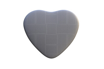 Heart shape created from 3D