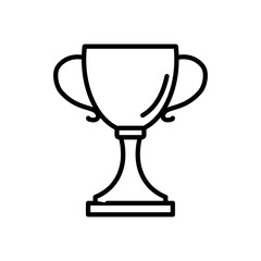 cup, trophy award - vector  icon