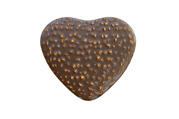 Heart shape created from 3D