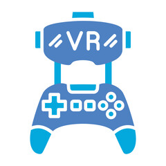 Gamepad Glyph Two Color Icon