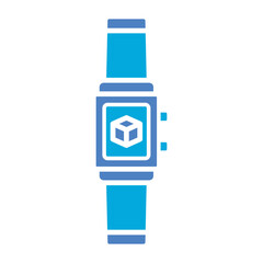 Smartwatch Glyph Two Color Icon
