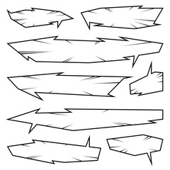 Vector Collection Set of Dialog Box Designs