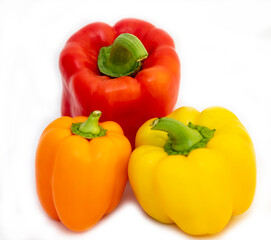Red and yellow peppers