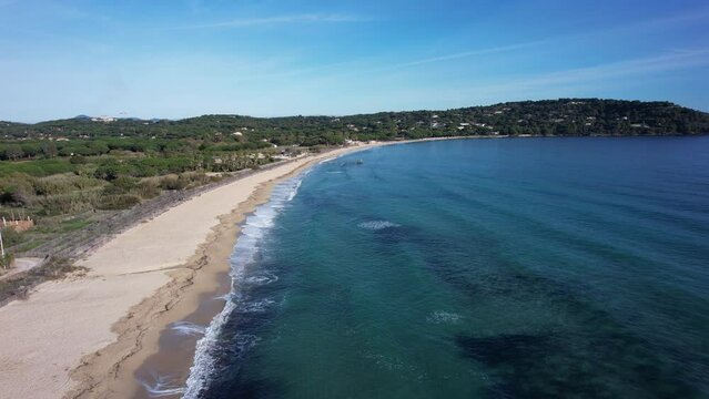 atin sur la Plage de Pampelonne - Ramatuelle presqu'&icirc;le de Saint-Tropez France	