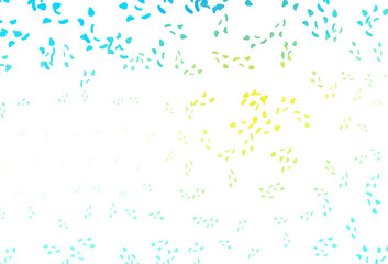 Light Blue, Yellow vector texture with random forms.