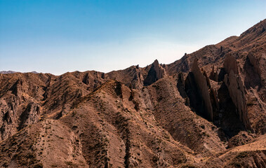 sunset in the mountains