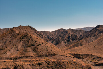 landscape in the desert