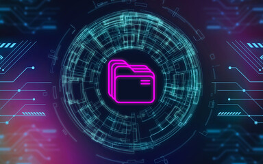 Store information about the company on the web.