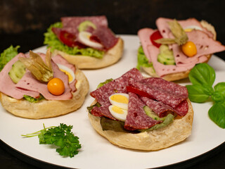 Belegtes Brötchen
