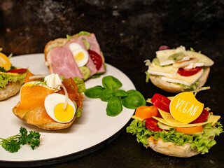 Belegtes Brötchen