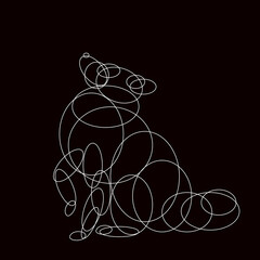 Fox vector logo conture