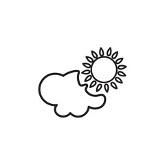 Modern weather icons. Flat vector illustration for Web, print, and Mobile App
