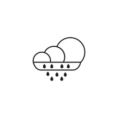 Modern weather icons. Flat vector illustration for Web, print, and Mobile App
