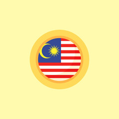 Malaysia - Circular Flag