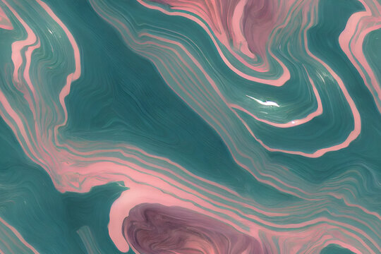 Green and pink marble texture natural background