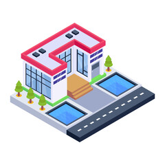 Grab this amazing isometric icon of house 