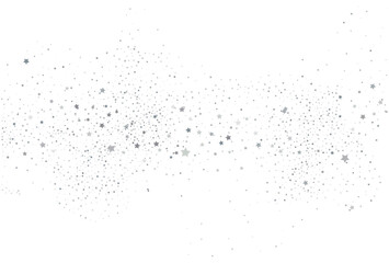 Light silver glitter confetti background. White festive texture.