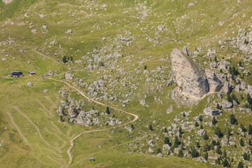 Pieralongia area in the Val Gardena Dollomites area