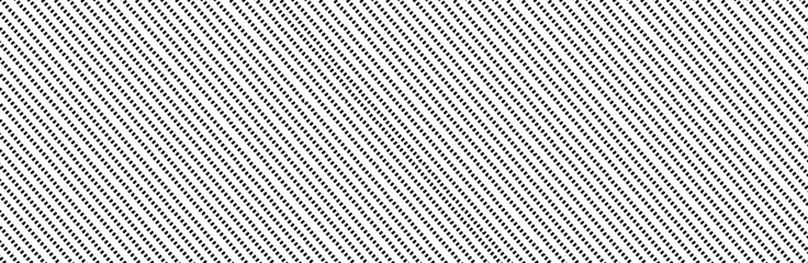 Diagonal dashed lines pattern on white background. Dotted lines pattern for backdrop and wallpaper template. Simple realistic broken lines with repeat stripes texture. Geometric background, vector