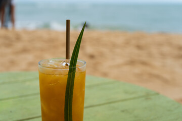 cocktail on the beach