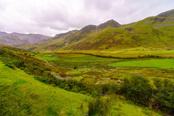 Nant Ffrancon Pass, in Snowdonia National Park