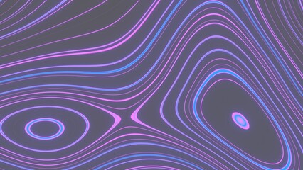 wellenförmige neonfarbende Linien - Verbindungen, Hintergrund, Reaktion, Dynamik, Design,...