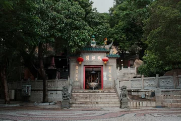 Fotobehang Historisch gebouw A-Ma Temple in a beautiful natural setting in Macau, China