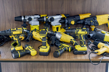 A professional tool for work, repair and construction in the store. Sale of wired power tools and...