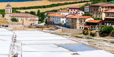Salt Valley of Añana. Añana, Álava, Basque Country, Spain, Europe