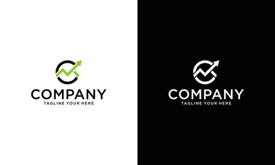 cm capital logo. letter cm capital business for company