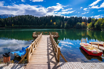 Savsat Blacklake view in Turkey