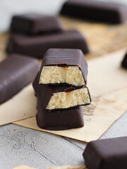 chocolate bars marzipan 