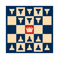 Chess Game Revolution Composition