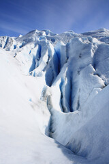 snow covered mountains