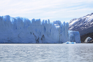 white glacier