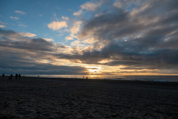 Abenddämmerung am Strand
