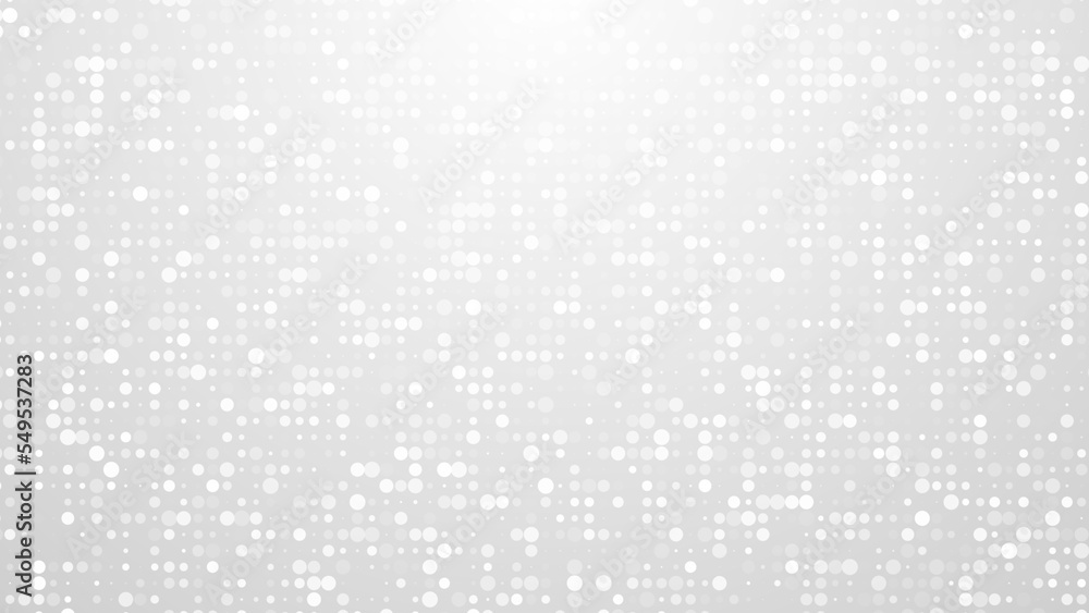 Poster dot white gray pattern gradient texture background. abstract technology big data digital background.