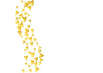 St Valentine Day Texture. Handdrawn Sparkle For Girl. Fashion Frame. Golden Happy Decoration. Graphic Poster For Discount. Gold Grunge Voucher. Yellow St Valentine Day Texture.