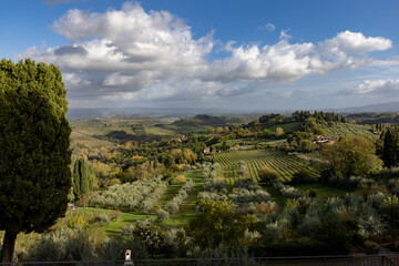 Fototapeta na wymiar Tuscan Panorama