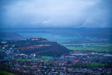 Stirling Castle seen from The Wallace Monument