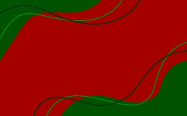 Green and red abstract background