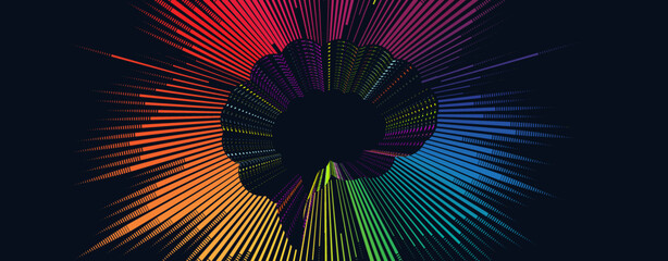 Conceptual technology illustration of artificial intelligence