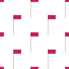 Seamless vector pattern with flags