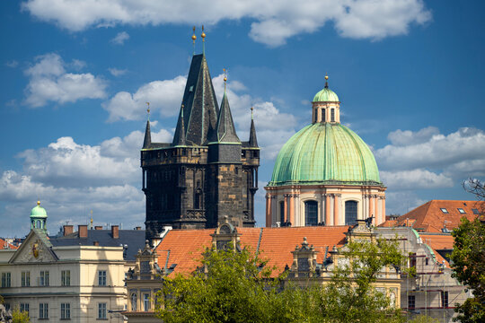 Charles Bridge, Old Town Bridge Tower, and St. Francis Of Assisi Church