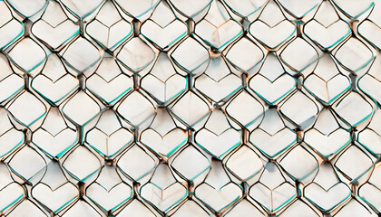 Fototapeta premium chain link fence